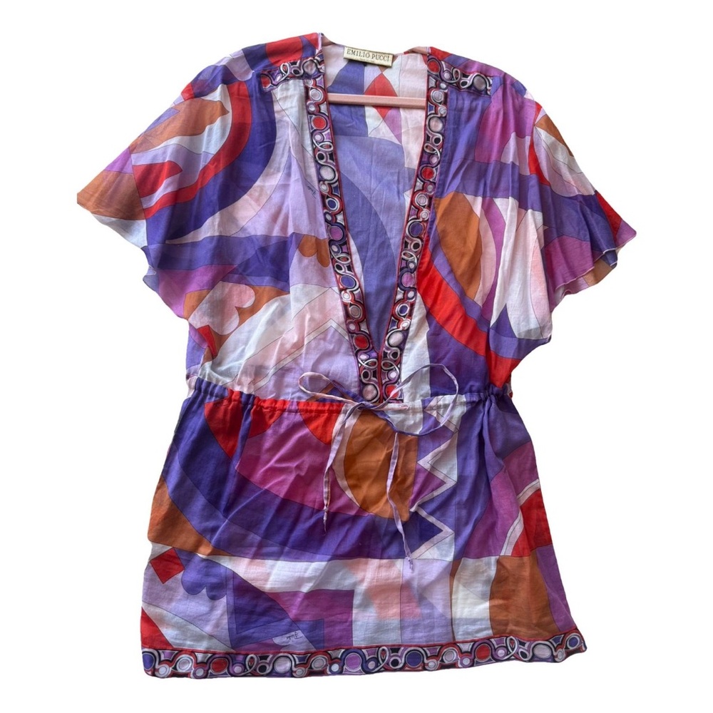 Emilio Pucci beach cover with pockets